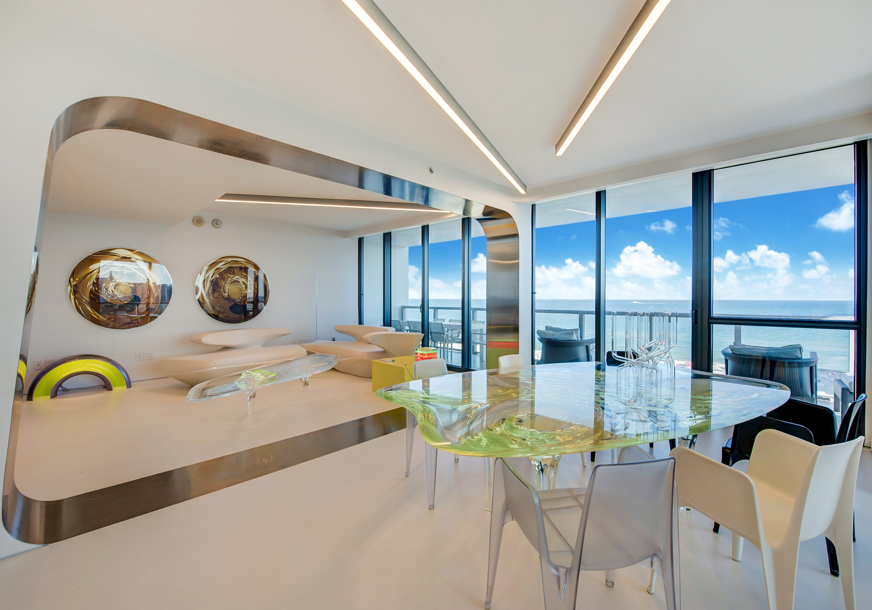  Miami : le penthouse de Zaha Hadid, une visite à couper le souffle  - Elle Décoration  